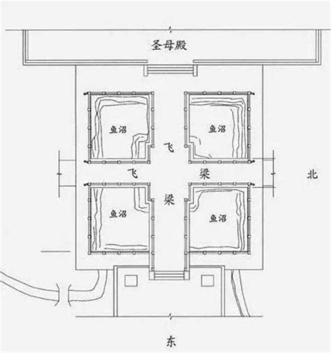 山西晋祠圣母殿平面-图库-五毛网