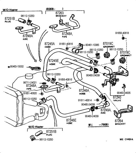 Hose Kit- Toyota 22RE 4Runner, Celica Pickup Truck Idle Air Hose Kit ...