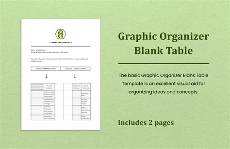 Graphic Organizer in Word - FREE Template Download | Template.net