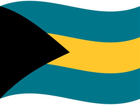 Bahamas flag wave. Bahamas flag. Flag of Bahamas 27292142 PNG