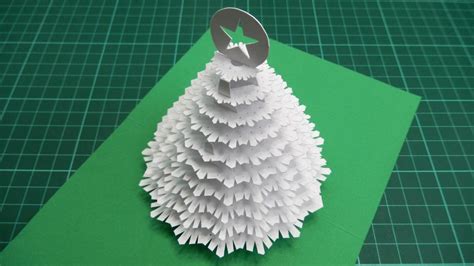 Christmas Tree Pop Up Card Tutorial - 02 (Part 2) - YouTube