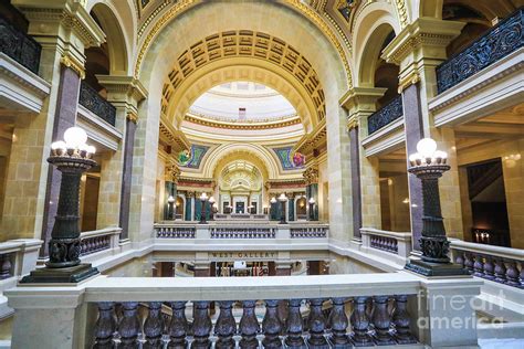 Wisconsin State Capitol Interior Details Photograph by John Vial - Fine ...