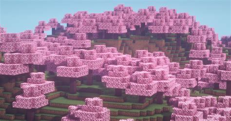 Wistful's Sakura Trees Texture Pack for Minecraft