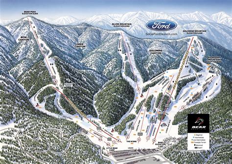 Big Bear Mountain Ski Map - skiflicks.com