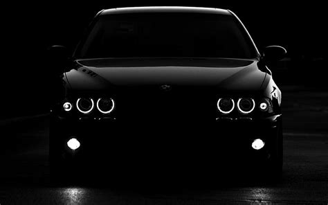 HD wallpaper: BMW M5 E39 black car front view | Wallpaper Flare