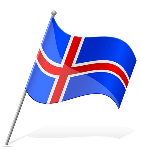 flag of Iceland vector illustration 489883 Vector Art at Vecteezy