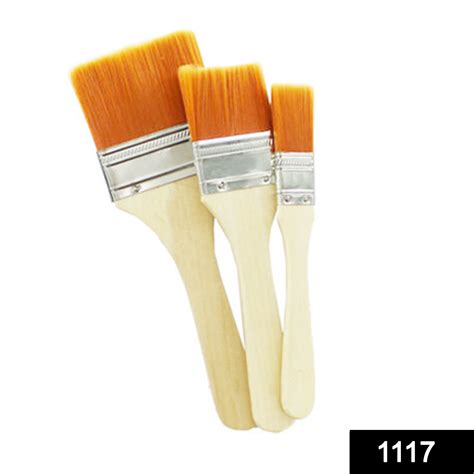 Artistic Flat Painting Brush - Set of 3