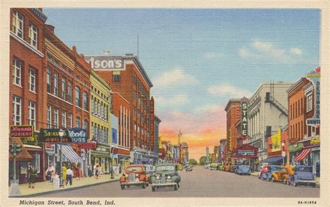 Throwback Thursday: Michigan Street in Downtown South Bend | South Bend Voice