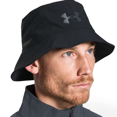 Under Armour Mens Black Waterproof GORE-TEX Bucket Hat just £39.99