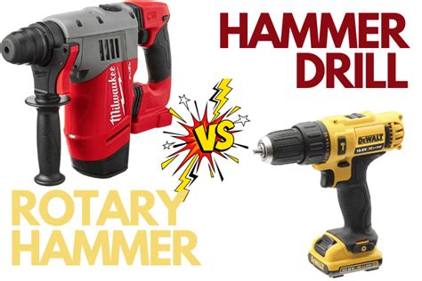 Rotary Hammer Vs Hammer Drill: What's the Difference?