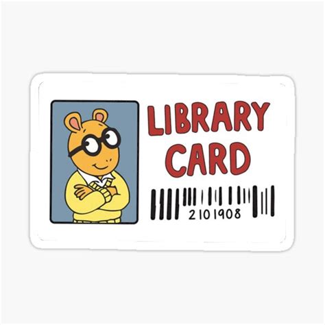 Arthur Library Card Printable: Get Your Free Library Card Now!