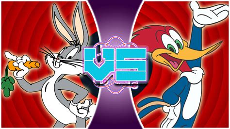 Bugs Bunny VS Woody Woodpecker by supercharlie623 on DeviantArt