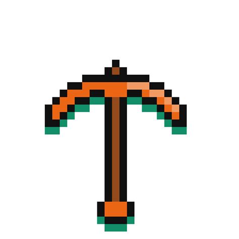 Pixilart - COPPER pickaxe by pixel-triumph-2