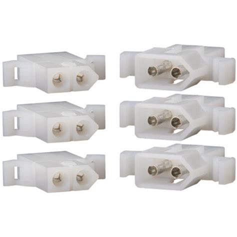 Molex 2-Pin Connector Kit 0.093" 3 Sets