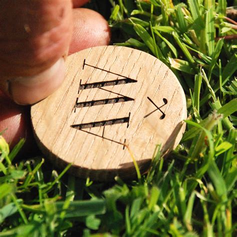 Personalised Oak Golf Ball Monogram Marker By Bespoke & Oak Co.