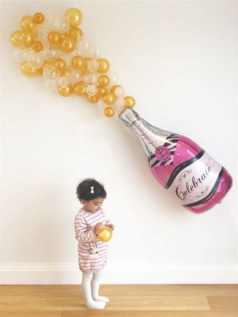 Champagne Bottle Balloon, Pop Fizz Clink, New Years Balloons, Pop The Bubbly, Bubbly Bar ...