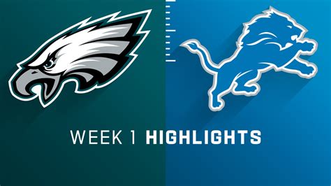 Philadelphia Eagles vs. Detroit Lions highlights | Week 1