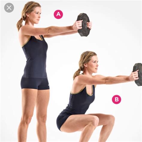 Squat & Front Raise by Erika O. - Exercise How-to - Skimble