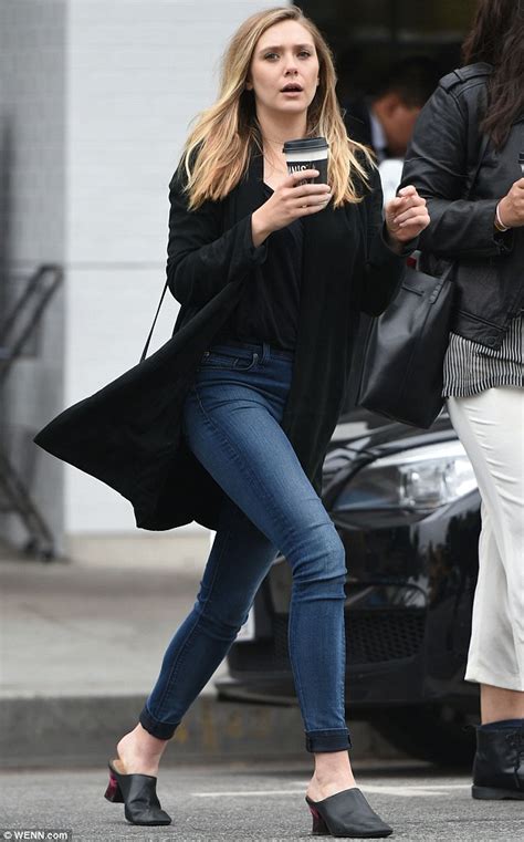 Elizabeth Olsen makes coffee run look good as she shows off minimalist ...