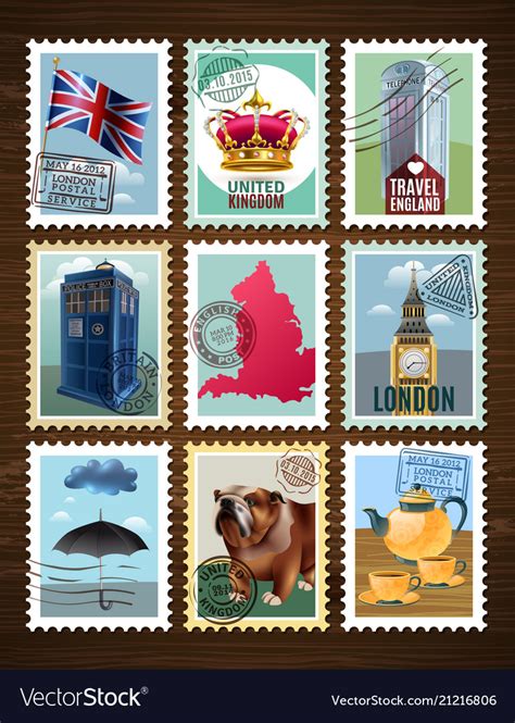 England posters set Royalty Free Vector Image - VectorStock