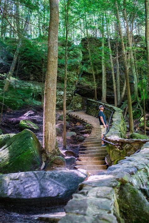 Waterfalls and Hiking at Hocking Hills State Park - Wander The Map