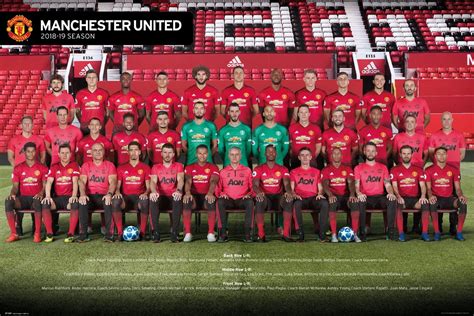 Poster, Quadro Manchester United - Players 18-19 su Europosters