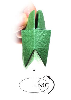 How to make a butterfly origami box: page 13