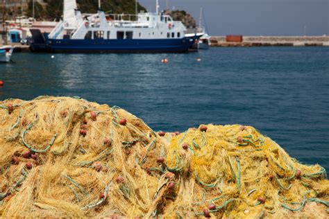 Fishing Net And Boat Free Stock Photo - Public Domain Pictures