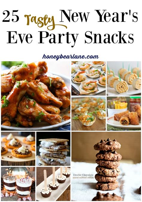 25 Tasty New Year's Eve Party Snacks - HoneyBear Lane