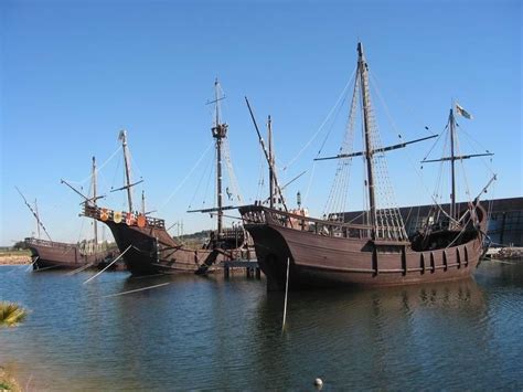 The Nina, the Pinta, the Santa Maria replicas | Old sailing ships, Sailing ships, Sailing