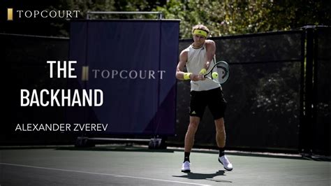 Alexander Zverev: Backhand | TopCourt - YouTube