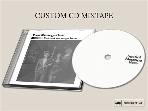 Custom CD Jewel Case, Custom With Pics & Songs Fast FREE Shipping ...