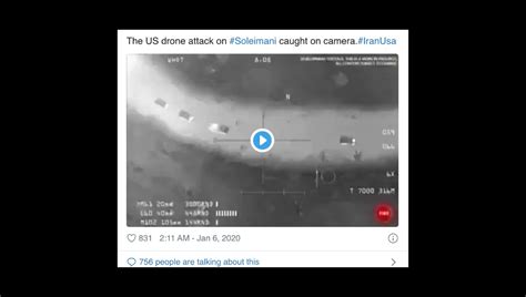 Does This Video Show the Drone Strike That Killed Soleimani? | Snopes.com