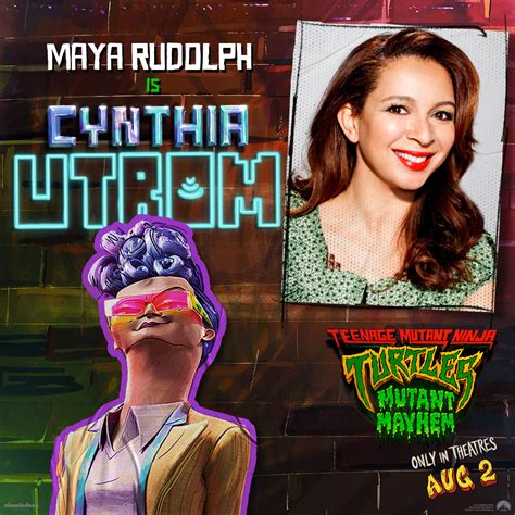 Maya Rudolph is Cynthia Utrom | Teenage Mutant Ninja Turtles: Mutant ...