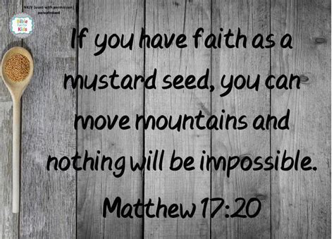 Have Faith as a Mustard Seed | Bible Fun For Kids