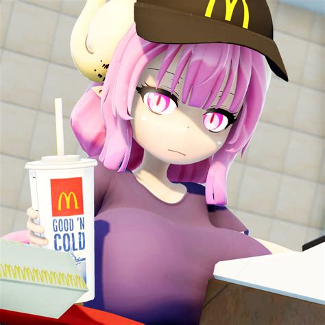 Ilulu at McDonalds by loppybunarchive on DeviantArt