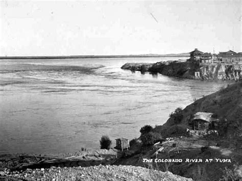 1890 flood,Colorado River at Yuma | Yuma, Arizona, River edge