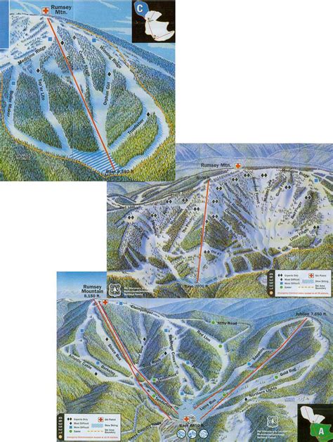 Discovery Ski Area Trail Map | OnTheSnow