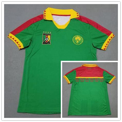 2019 2019 Cameroon Soccer Jerseys Home Green Away White Eto O Vincent ...