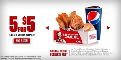 News: KFC - 5 for $5 Promotion