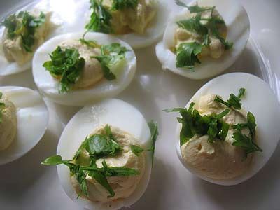 Fiery Deviled Eggs | Lisa's Kitchen | Vegetarian Recipes | Cooking Hints | Food & Nutrition Articles