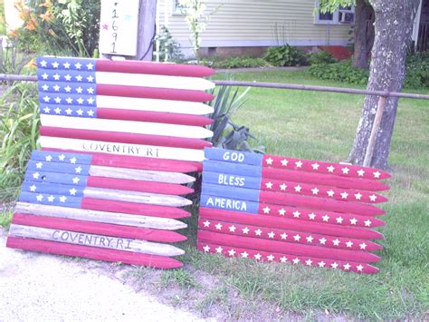 Various designs I've done on stockade fence flags | Stockade fence, Fence, 4th of july
