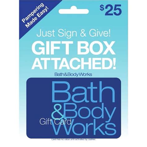 Bath And Body Works Printable Gift Card - FreePrintable.me