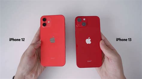 iPhone 13 Product Red Unboxing Compare to iPhone 12 Product Red #apple ...