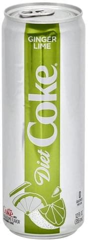 Diet Coke Ginger Lime Soda - 12 oz, Nutrition Information | Innit