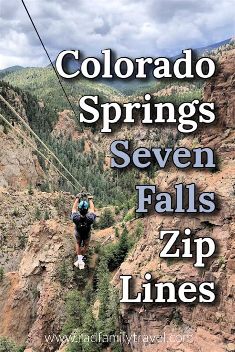 Colorado Springs Ziplines over Seven Falls - Rad Family Travel