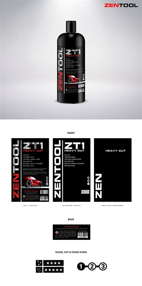 Zentool Packaging Label Design on Behance