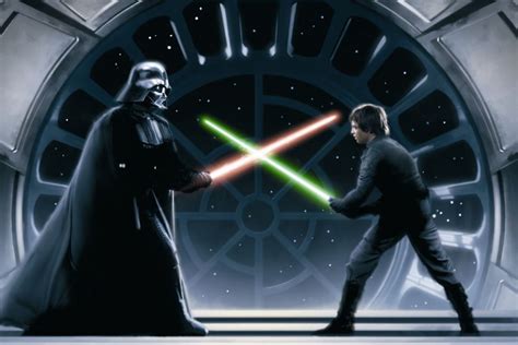 Luke Skywalker and Darth Vader (ROTJ) vs Darth Maul (TCW) and Obi-Wan Kenobi (ROTS) - Battles ...