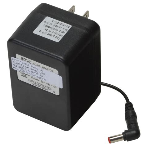 9V 1000mA DC Power Supply AC Adapter with Reversible 1.5 x 5.5 mm Plug