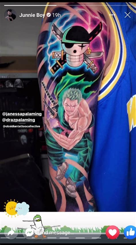 Idol Junnie Boy Zoro Tattoo 🔥🔥🔥... - OPMOS Philippines